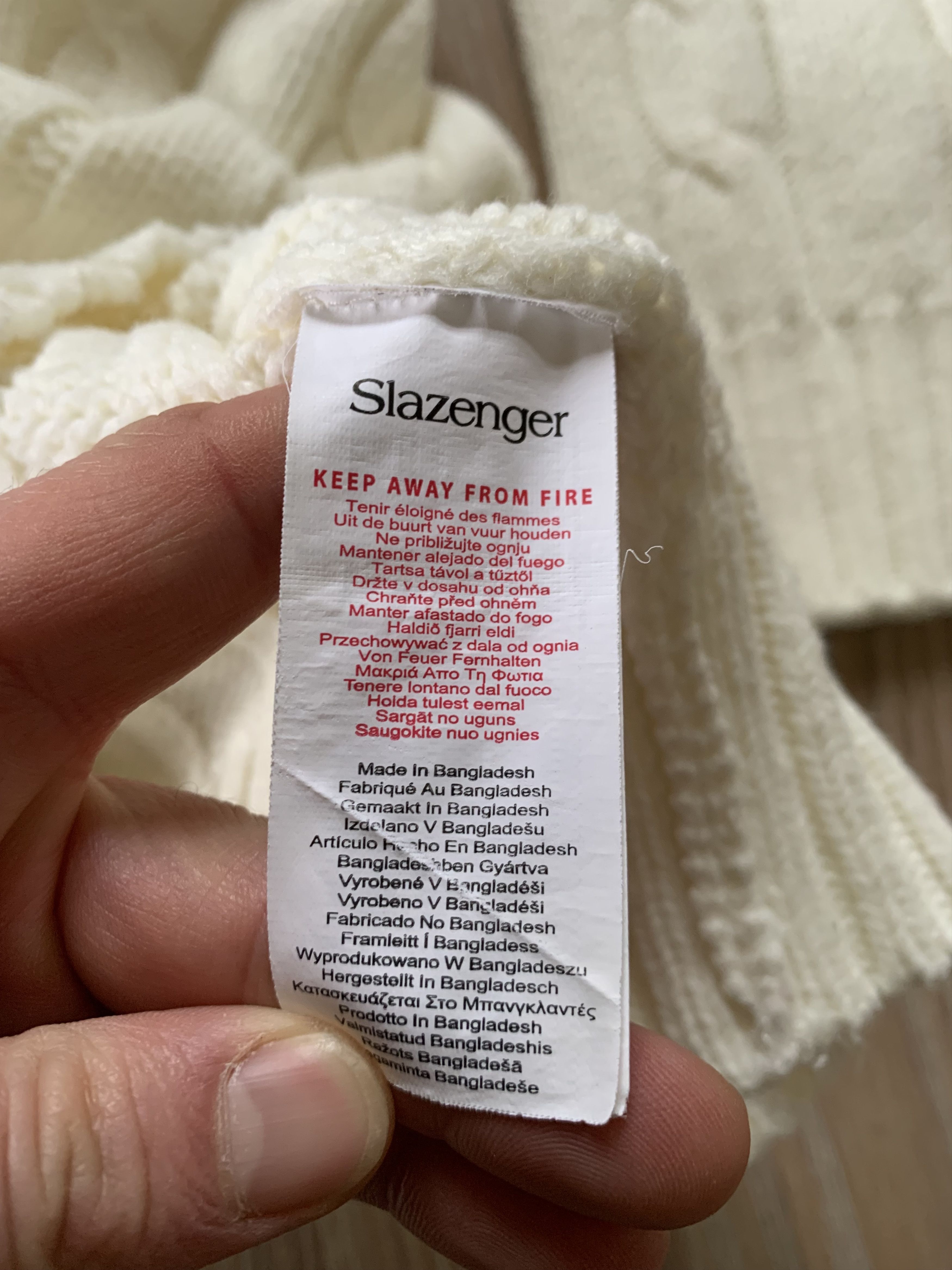 Vintage Vintage Slazenger Knit Wool Sweater Size US M / EU 48-50 / 2 - 9 Thumbnail