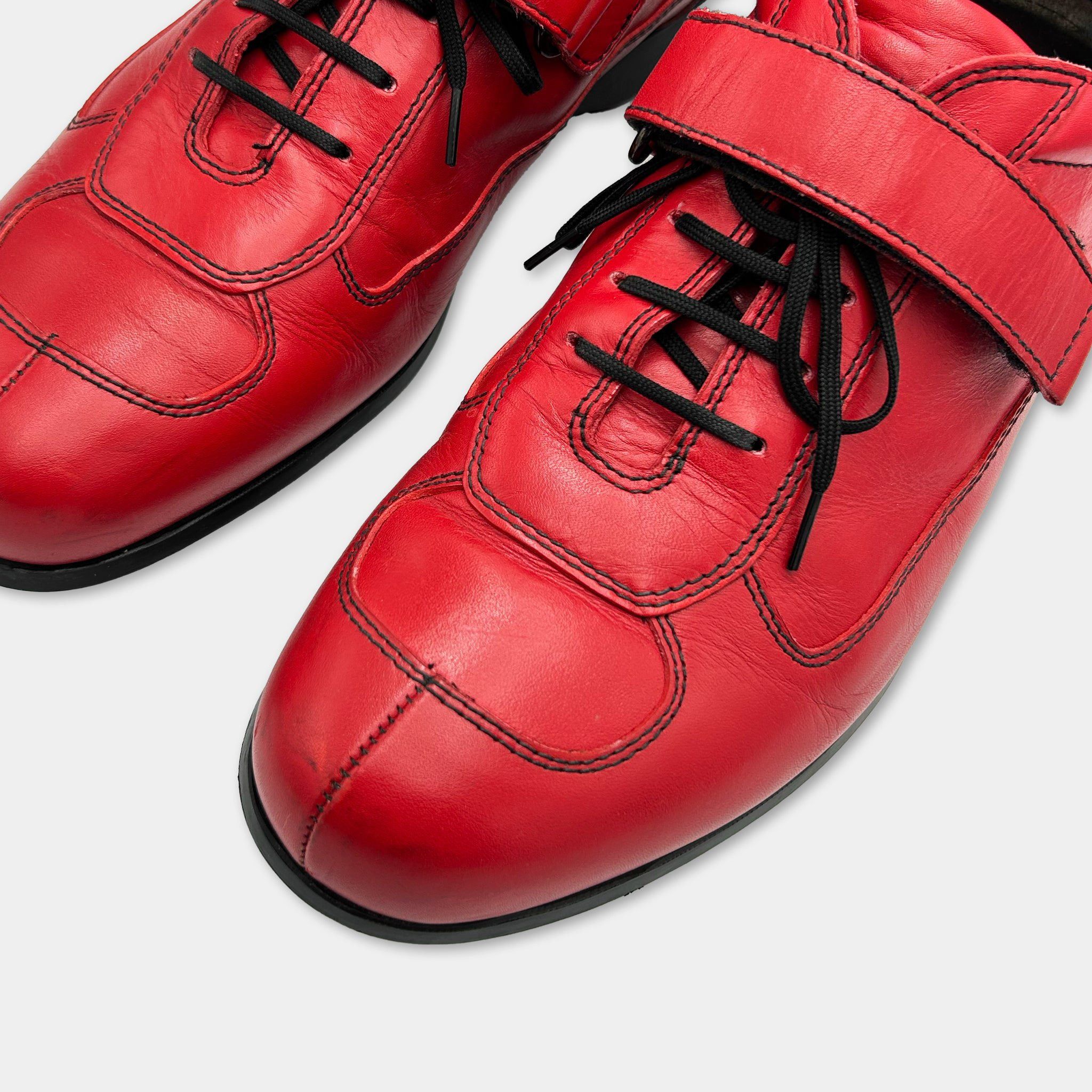 Prada Prada Sport 00's Red Sneakers Size US 9 / EU 42 - 2 Thumbnail