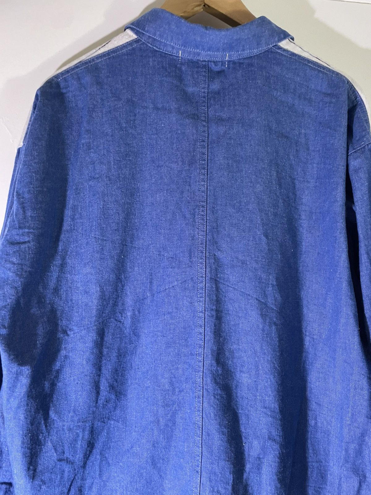 Vintage 90’s VTG Vintage Nino Wong Designer Denim Abstract Shirt Size US M / EU 48-50 / 2 - 8 Thumbnail