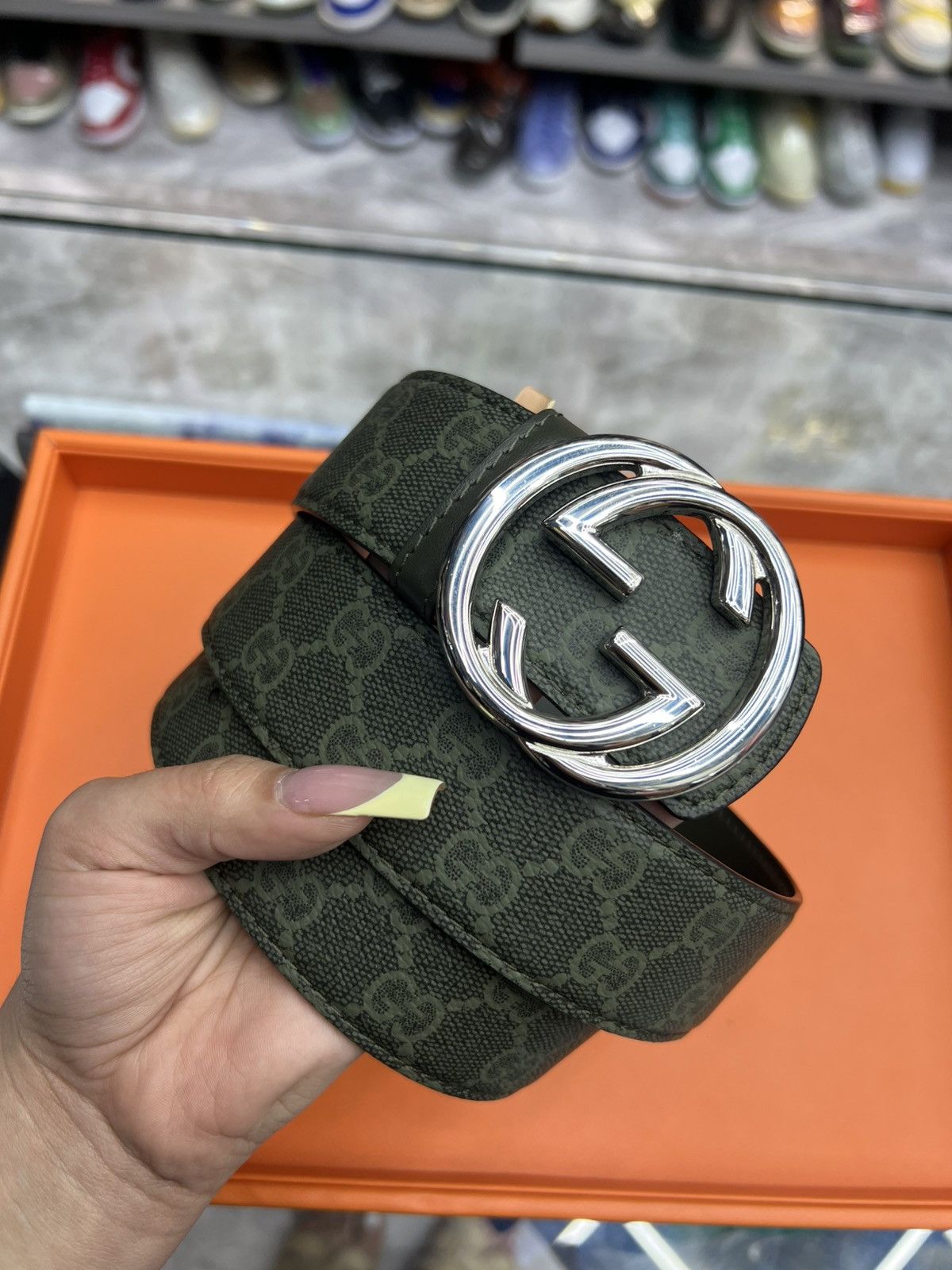 Gucci Gucci Reversible GG Monogram Belt Size 40 - 1 Thumbnail