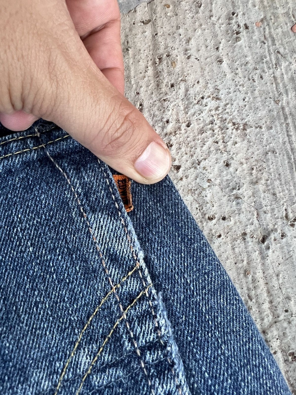Edwin Vintage Distressed Edwin 505 Selvedge Short Jean Very Rare Size US 30 / EU 46 - 18 Thumbnail