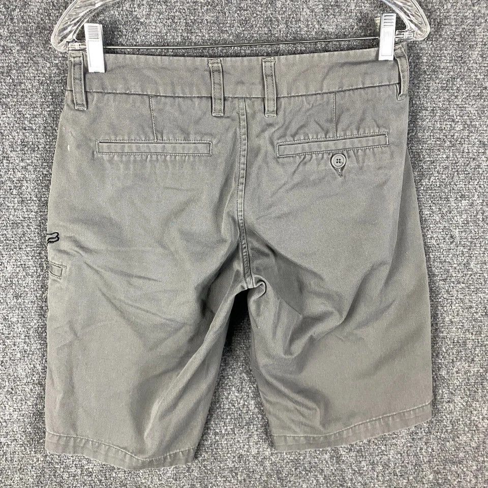 Fox Racing Fox Shorts Men's 28 Bermuda Gray Cotton Blend Casual Adults Size US 28 / EU 44 - 6 Thumbnail