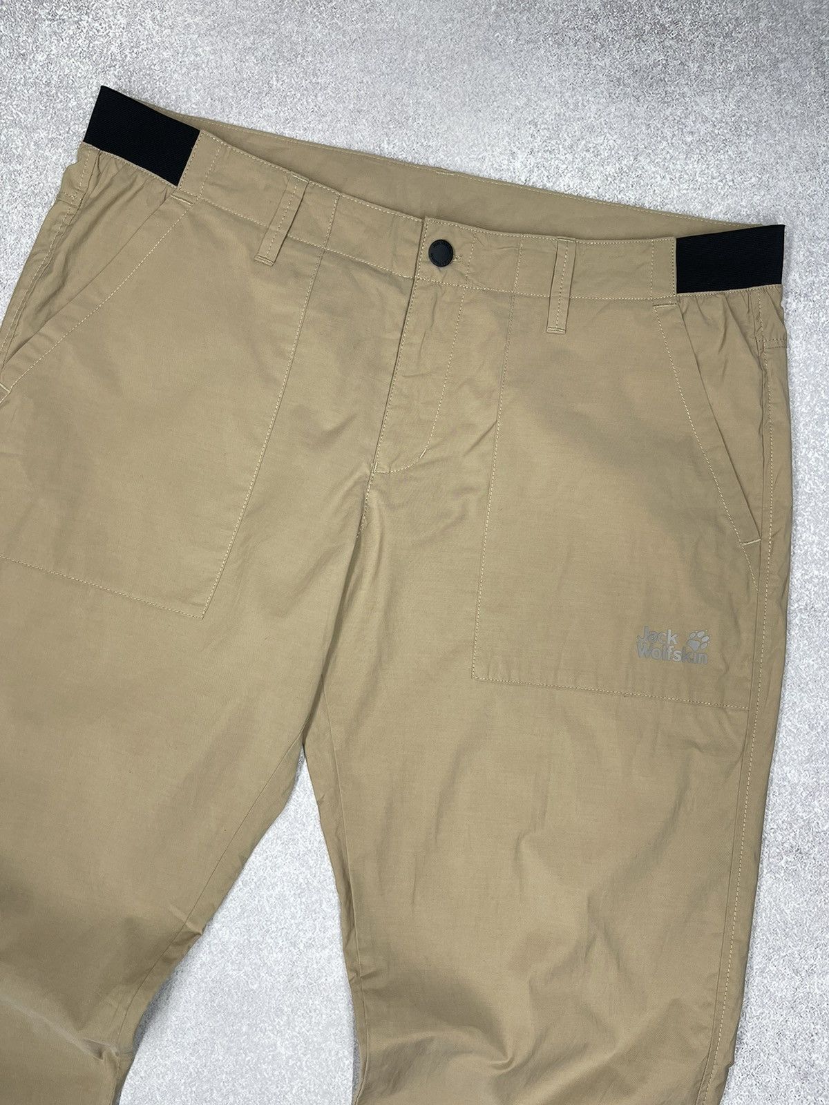 Jack Wolfskin Mens Jack Wolfskin Pants Beige Outdoor Multipocket Y2K Size US 34 / EU 50 - 3 Thumbnail