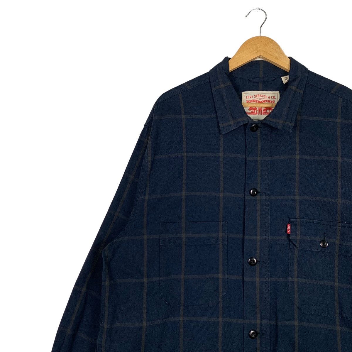 Levi's LEVIS Checked Work Shirt Flannel Jacket #1131-C52 Size US XL / EU 56 / 4 - 6 Thumbnail
