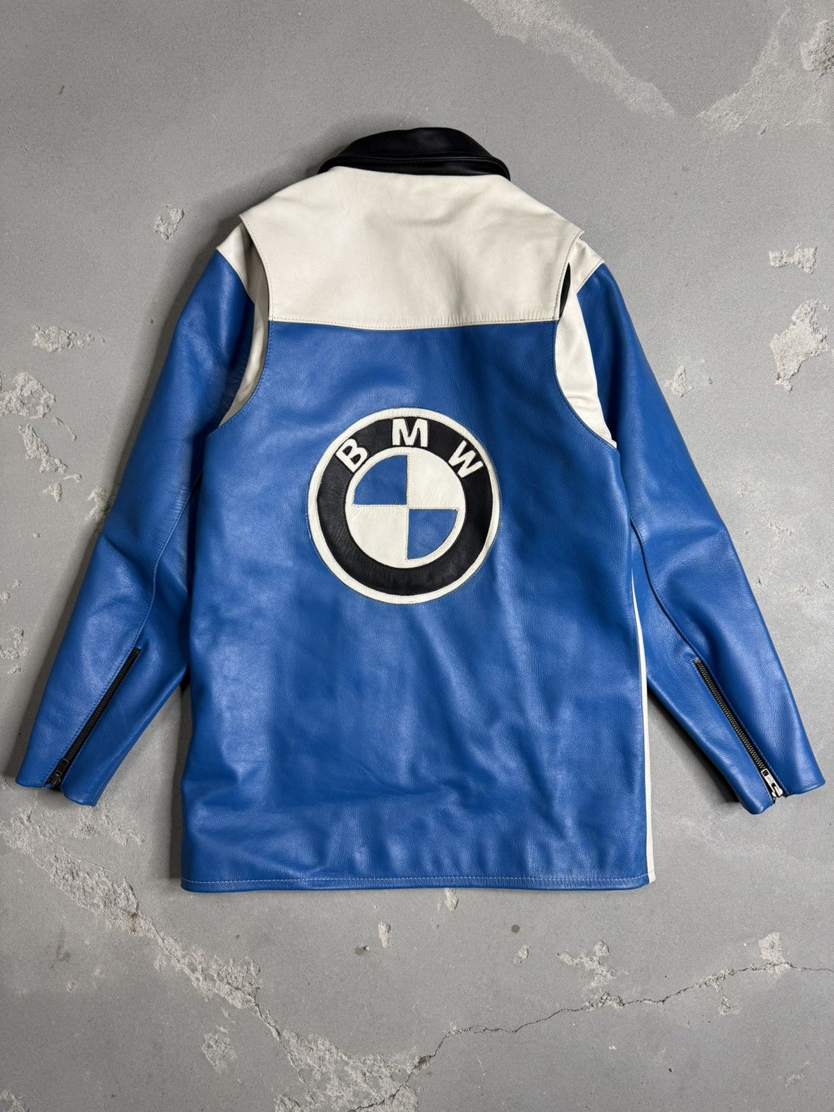 BMW Vintage BMW Leather Motorcycle Jacket Size US M / EU 48-50 / 2 - 1 Thumbnail