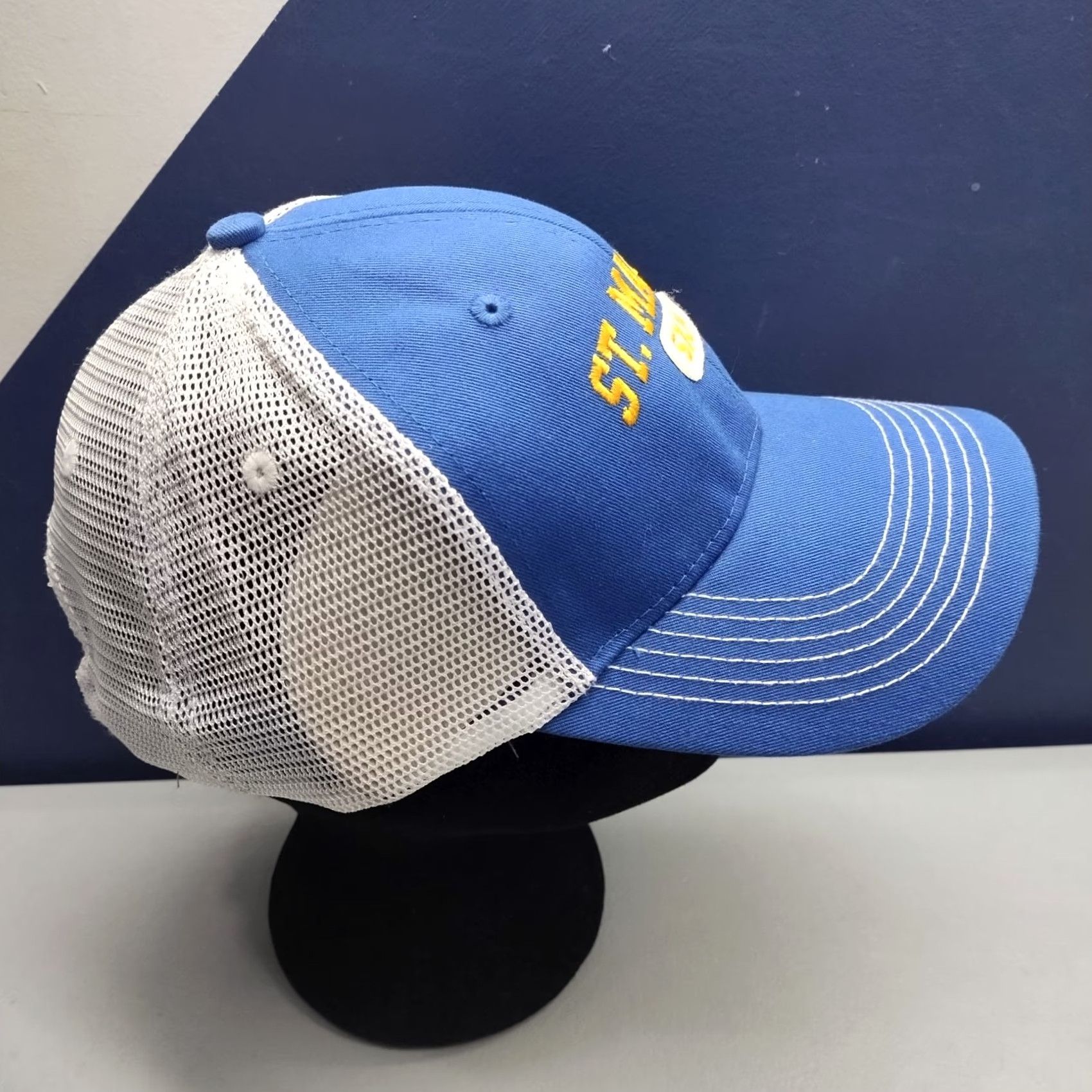 Vintage Ahead Headgear St. Martin Sxm Trucker Hat Mens Adjustable Strapback Size ONE SIZE - 3 Thumbnail