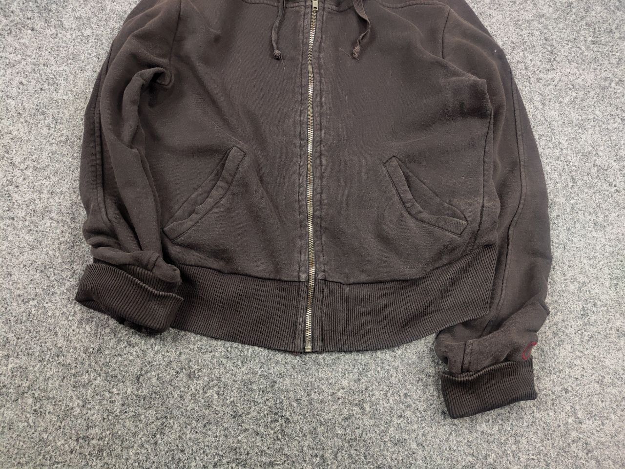 Engineered Garments Vintage 90's levis Engineered Brown faded Logo zip hoodie Size US S / EU 44-46 / 1 - 5 Thumbnail