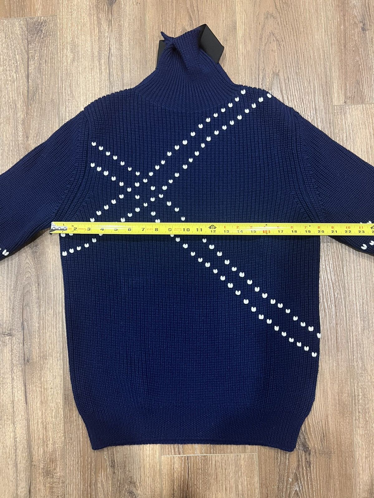 Raf Simons AW18 Single Turtleneck Sweater with Elastic Size US XS / EU 42 / 0 - 6 Thumbnail