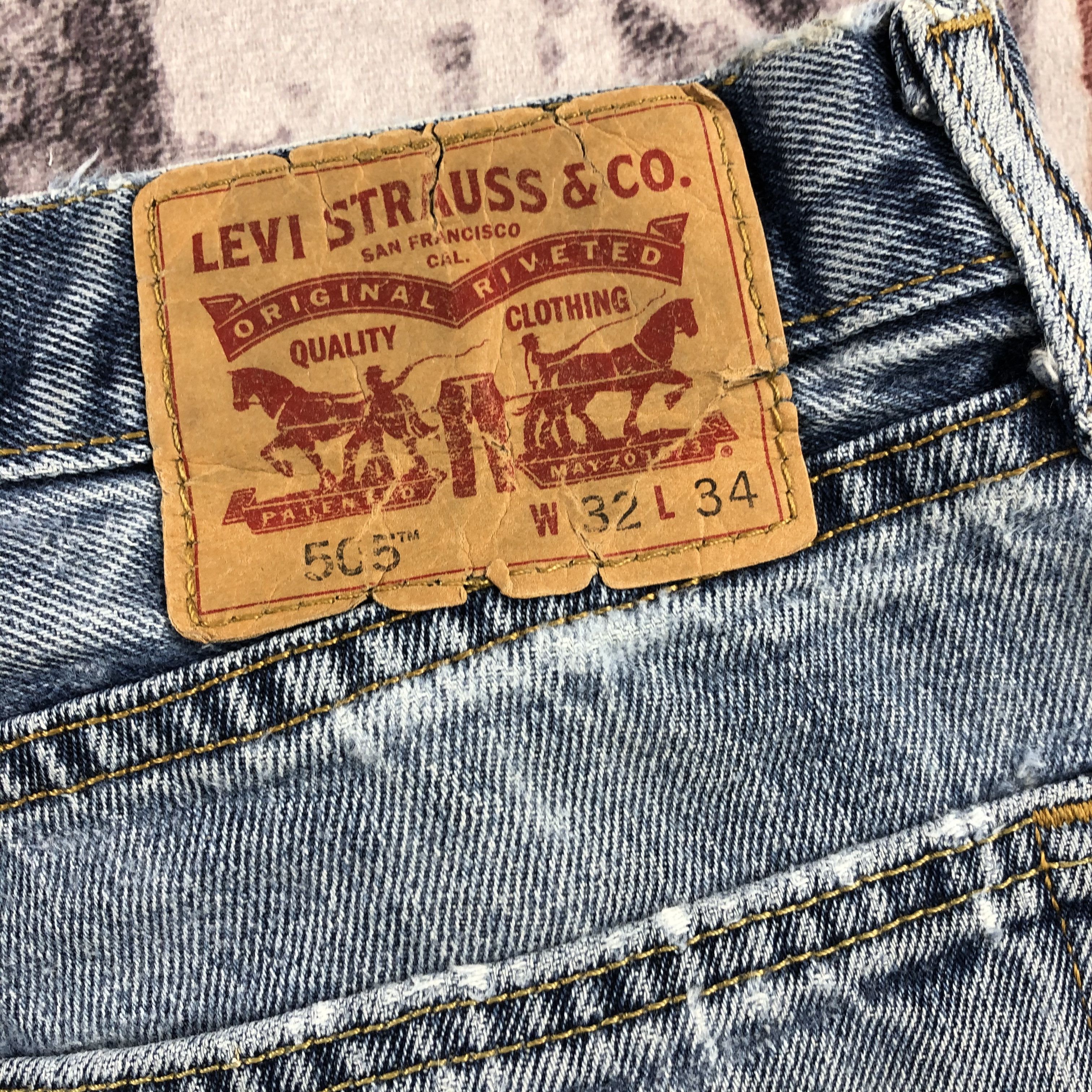 Levi's × Vintage Vintage Blue Wash Levis 505 Jeans-JM2533 Size US 33 - 9 Thumbnail