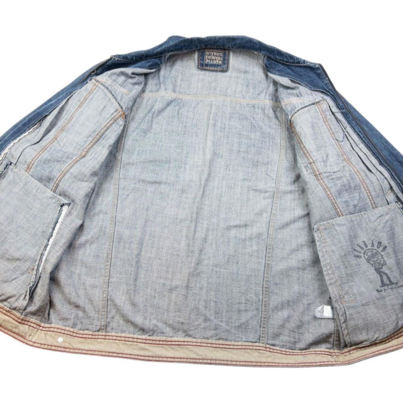 Marithe + Francois Girbaud Vintage Marithe + Francois Girbaud Zip Up Denim Jacket XXL Size US XXL / EU 58 / 5 - 4 Thumbnail