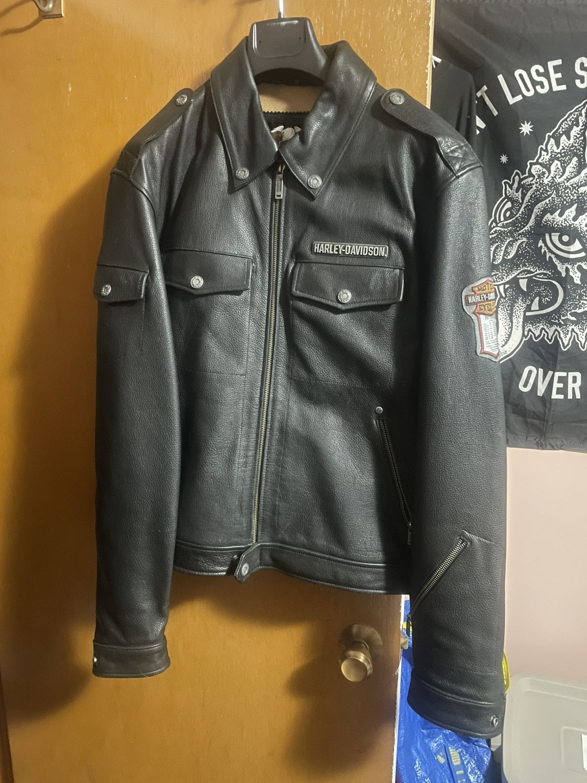 Harley Davidson 2000s Harley Davidson Leather Jacket Size US M / EU 48-50 / 2 - 1 Thumbnail