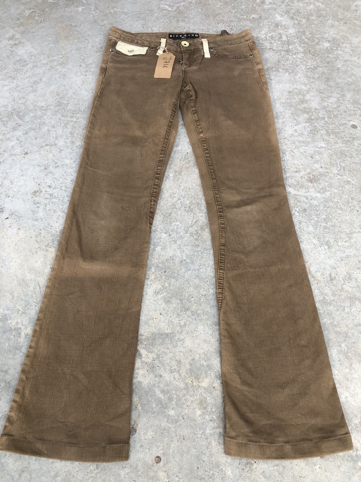 If Six Was Nine Richmond Flared Jeans Distressed Jeans Size US 31 - 1 Thumbnail