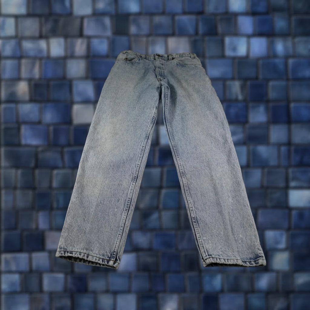 Levi's VINTAGE Levis 550 Jeans Mens 34x30 Blue Relaxed Fit Tapered Denim 90s Made USA Size US 34 / EU 50 - 1 Thumbnail