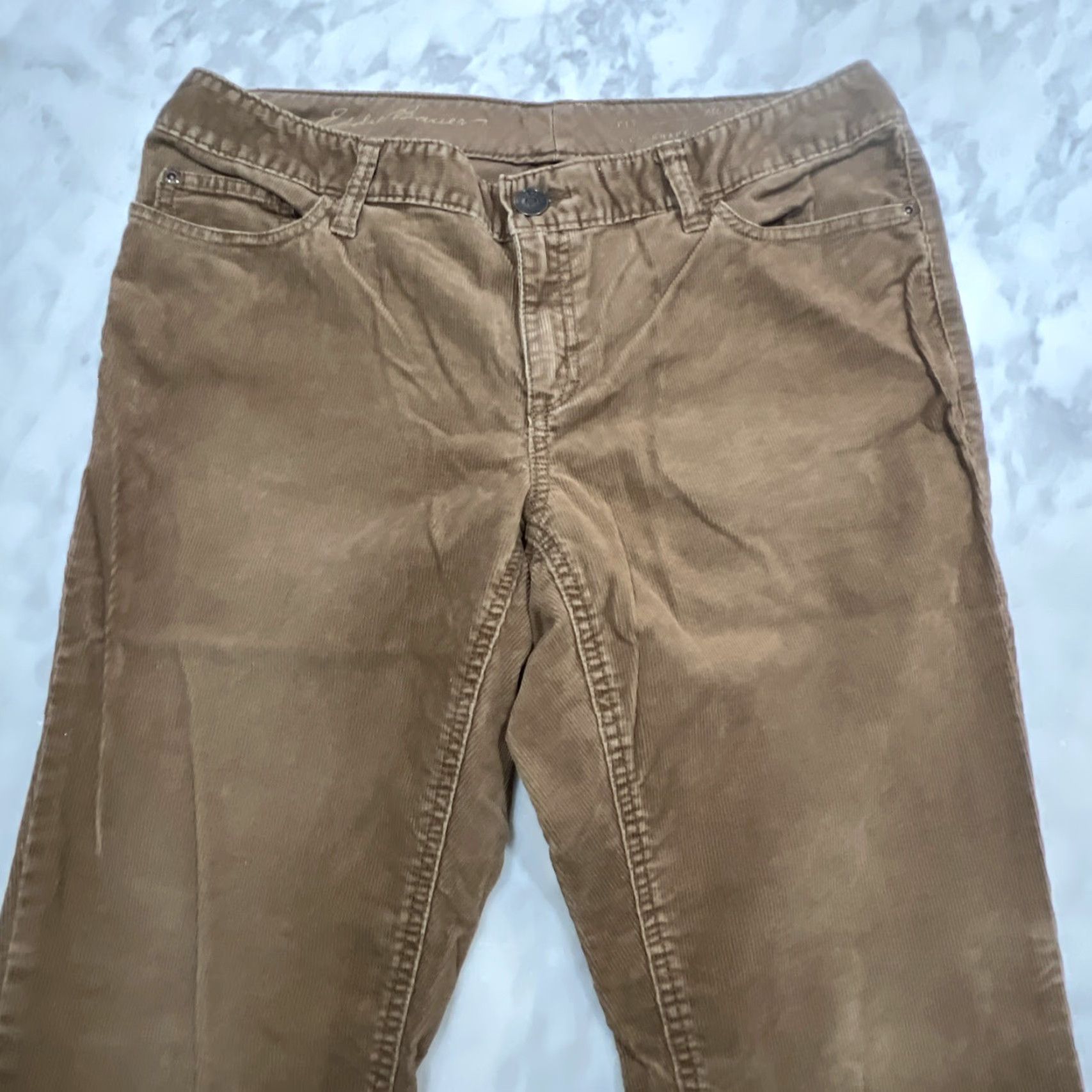 Eddie Bauer Eddie Bauer Corduroy Pants Women’s 10 Modern Fit Slim Straight Brown Mid Rise 34 Size 32" / US 10 / IT 46 - 5 Thumbnail