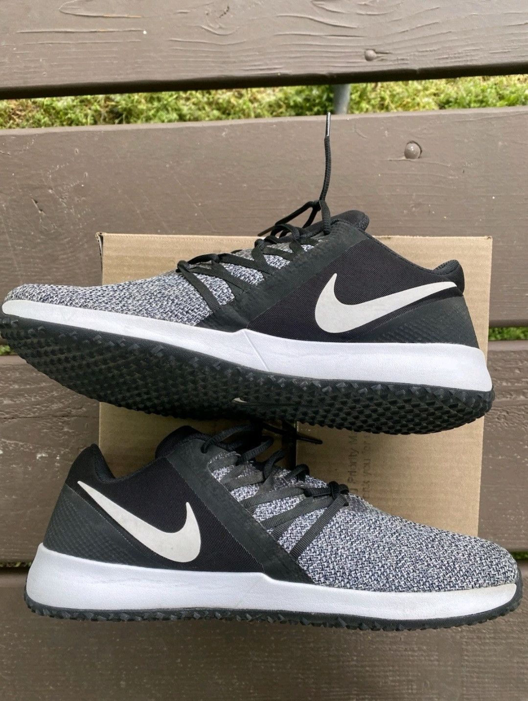 Nike Nike Varsity Complete Black Running Shoes Sneakers Size 14W Size US 12 / IT 42 - 4 Thumbnail