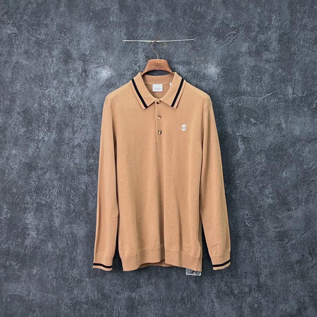Burberry Burberry Knit Brown Sweater l Men Size US L / EU 52-54 / 3 - 1 Thumbnail