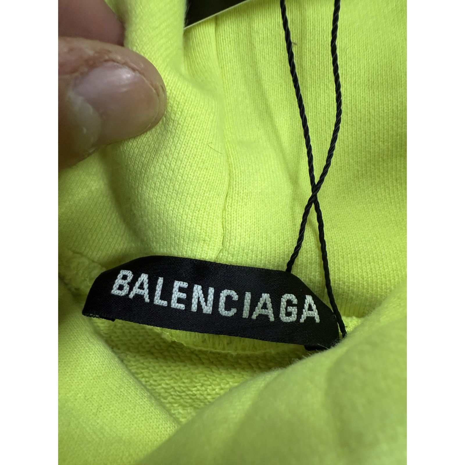 Balenciaga Balenciaga Lime Crew Hoodie Used Small Size US S / EU 44-46 / 1 - 3 Thumbnail