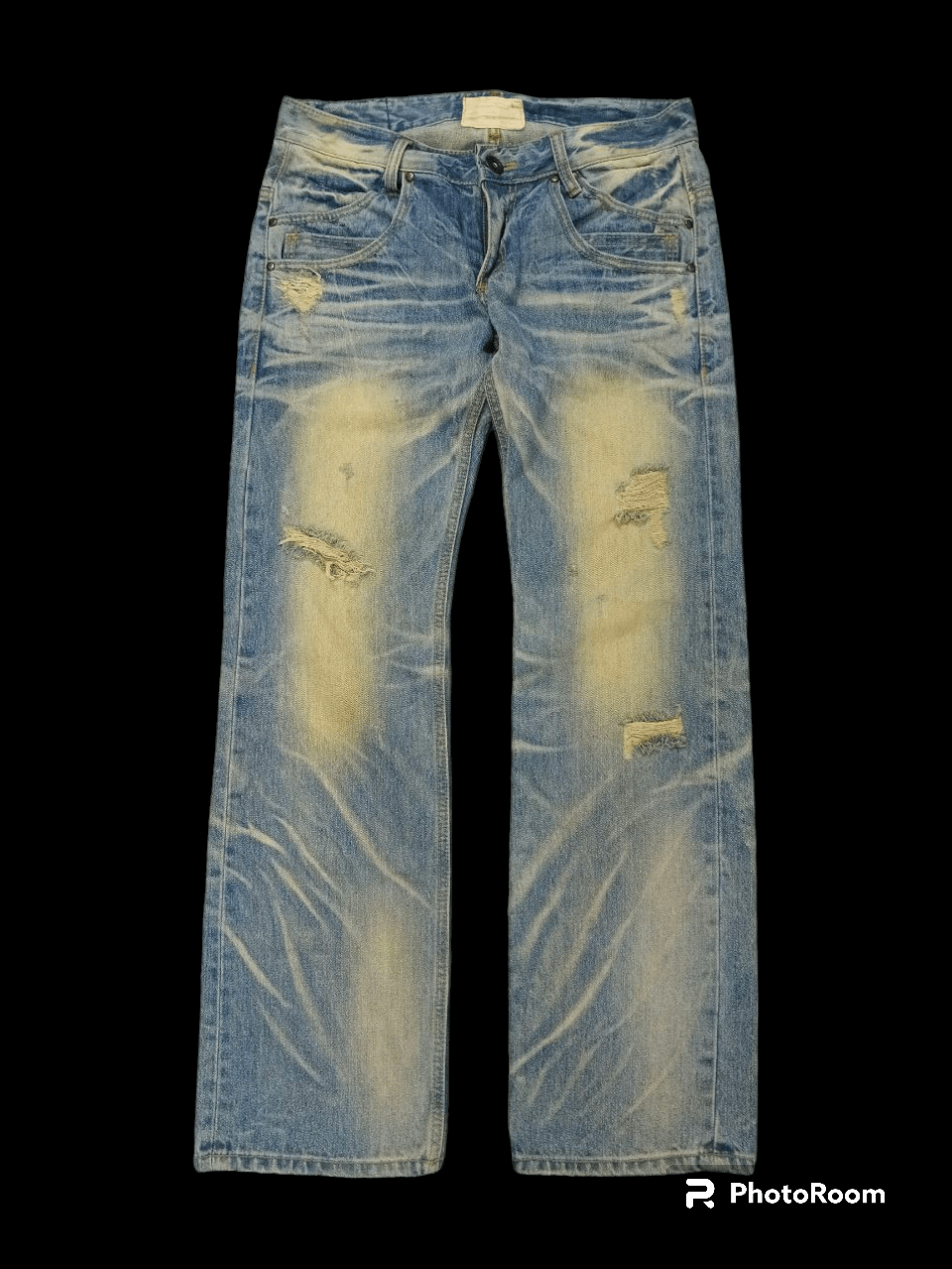 image of Distressed Denim x If Six Was Nine Rusty Lolita Denim Pants in Blue Distressed, Men's (Size 31)