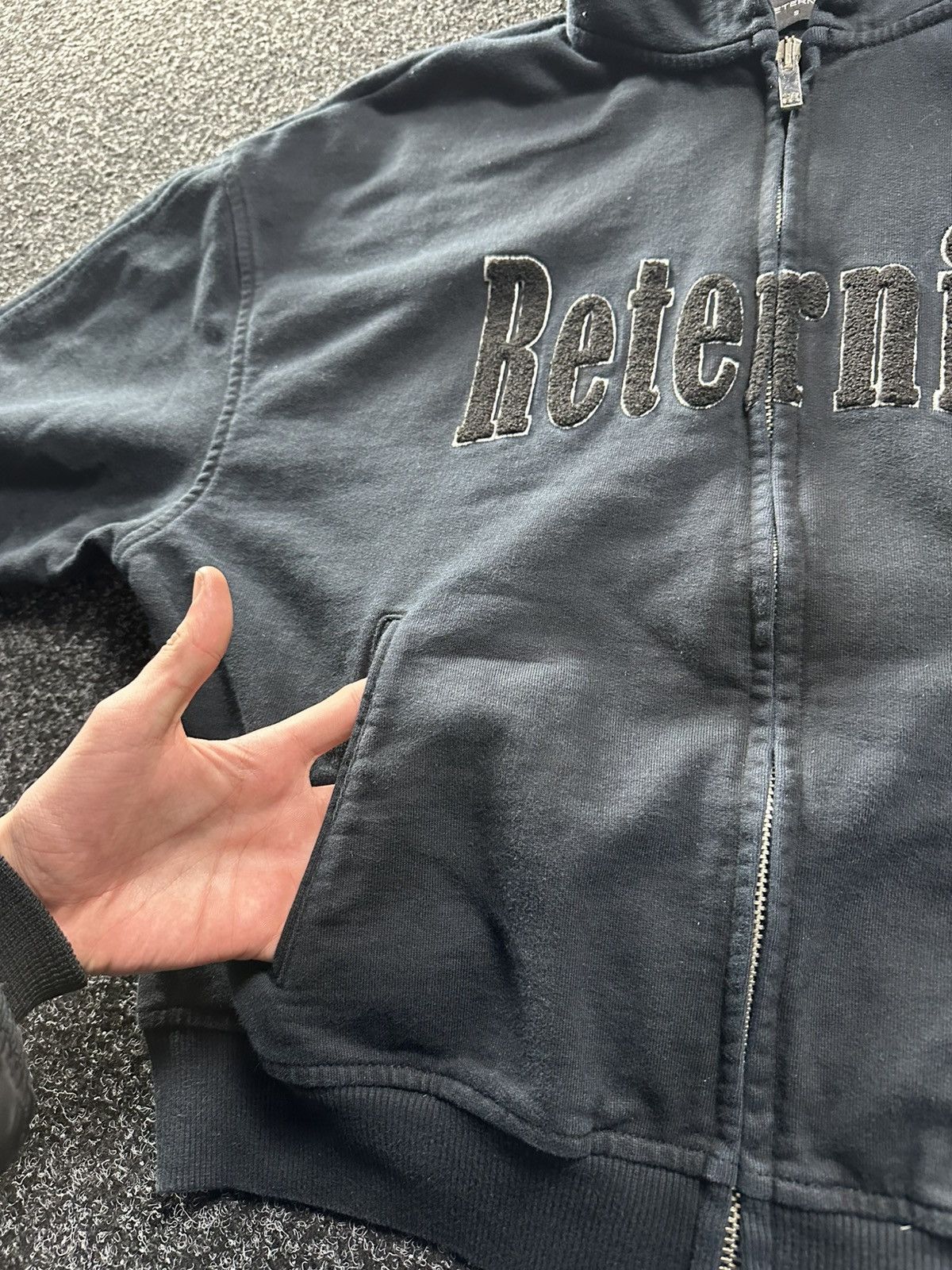 Other 🚨 RARE RETERNITY BIG TEDDY LOGO BOXY HOODIE Y2k sk8 Size US S / EU 44-46 / 1 - 7 Thumbnail