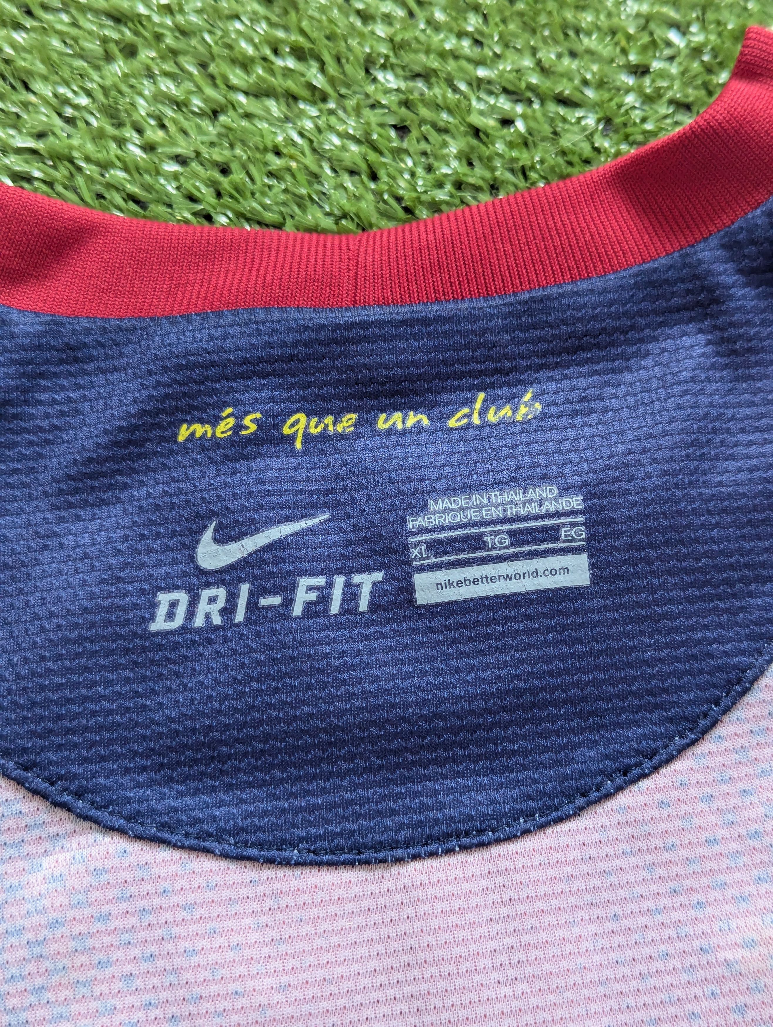 Nike FC BARCELONA 2012/2013 HOME FOOTBALL SHIRT JERSEY XAVI #6 Size US XL / EU 56 / 4 - 3 Thumbnail