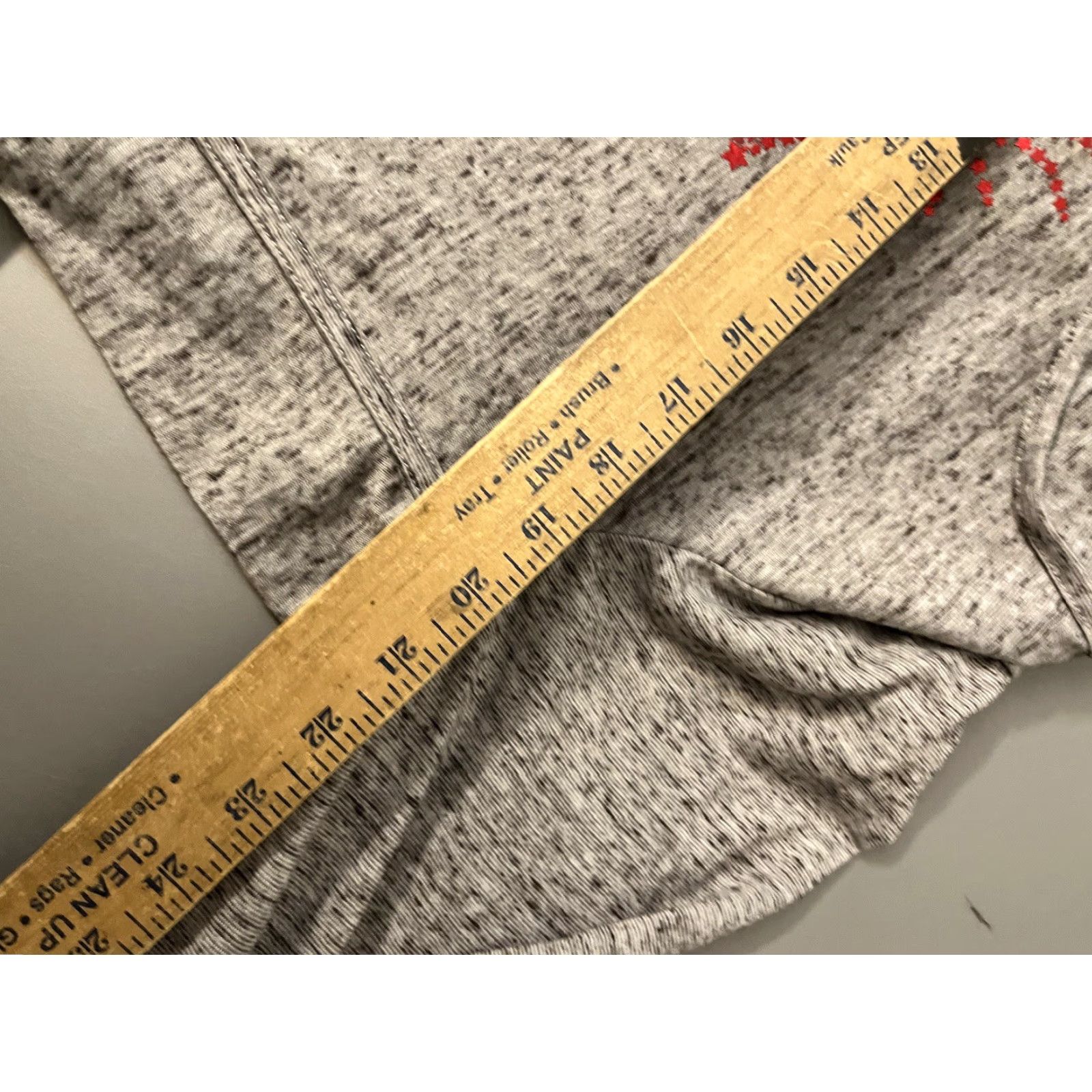 Avenue AVENUE Women’s 14/16~3/4 Sleeve Scoop Neck Graphic Print T-Shirt Top Gray Size XL / US 12-14 / IT 48-50 - 5 Thumbnail