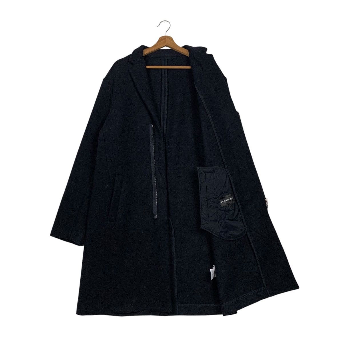 Emporio Armani EMPORIO ARMANI Wool Overcoat Jacket #2326-C104 Size US L / EU 52-54 / 3 - 9 Thumbnail