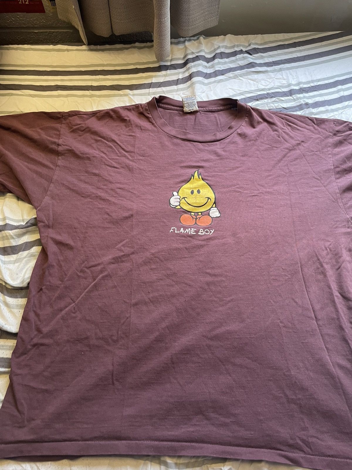 Hook-Ups 90s World Industries “Flame Boy” Tee Size US XL / EU 56 / 4 - 1 Thumbnail