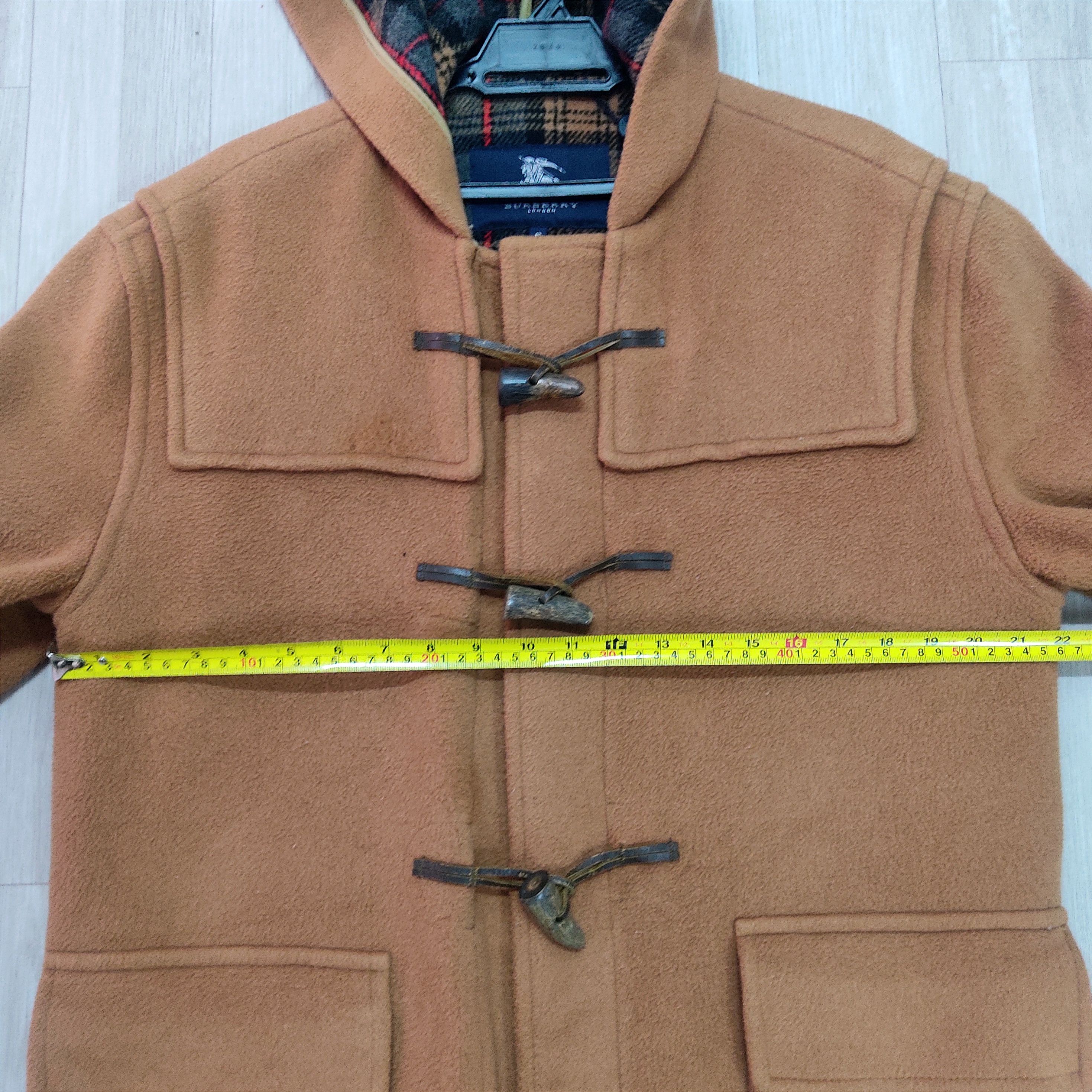 Burberry Burberry Nova Check Duffle Wool Coat Size US S / EU 44-46 / 1 - 12 Thumbnail