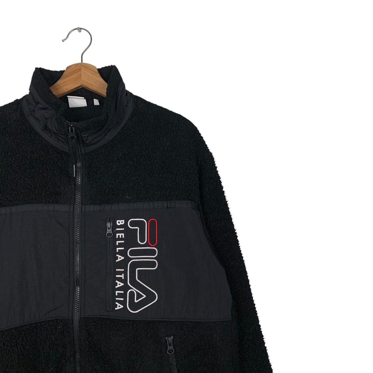 Fila FILA Embroidered Logo Zipper Fleece Jacket #1888-C82 Size US M / EU 48-50 / 2 - 5 Thumbnail