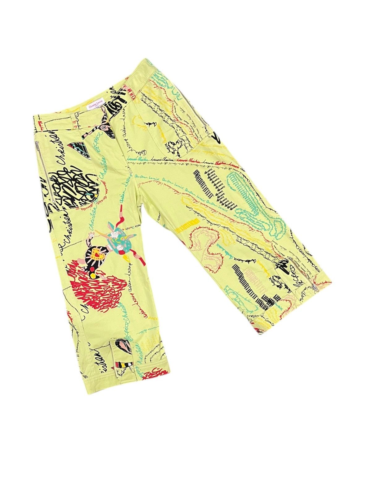 Christian Lacroix Christian Lacroix Banner Capri Shorts Size 26" / US 2 / IT 38 - 8 Thumbnail