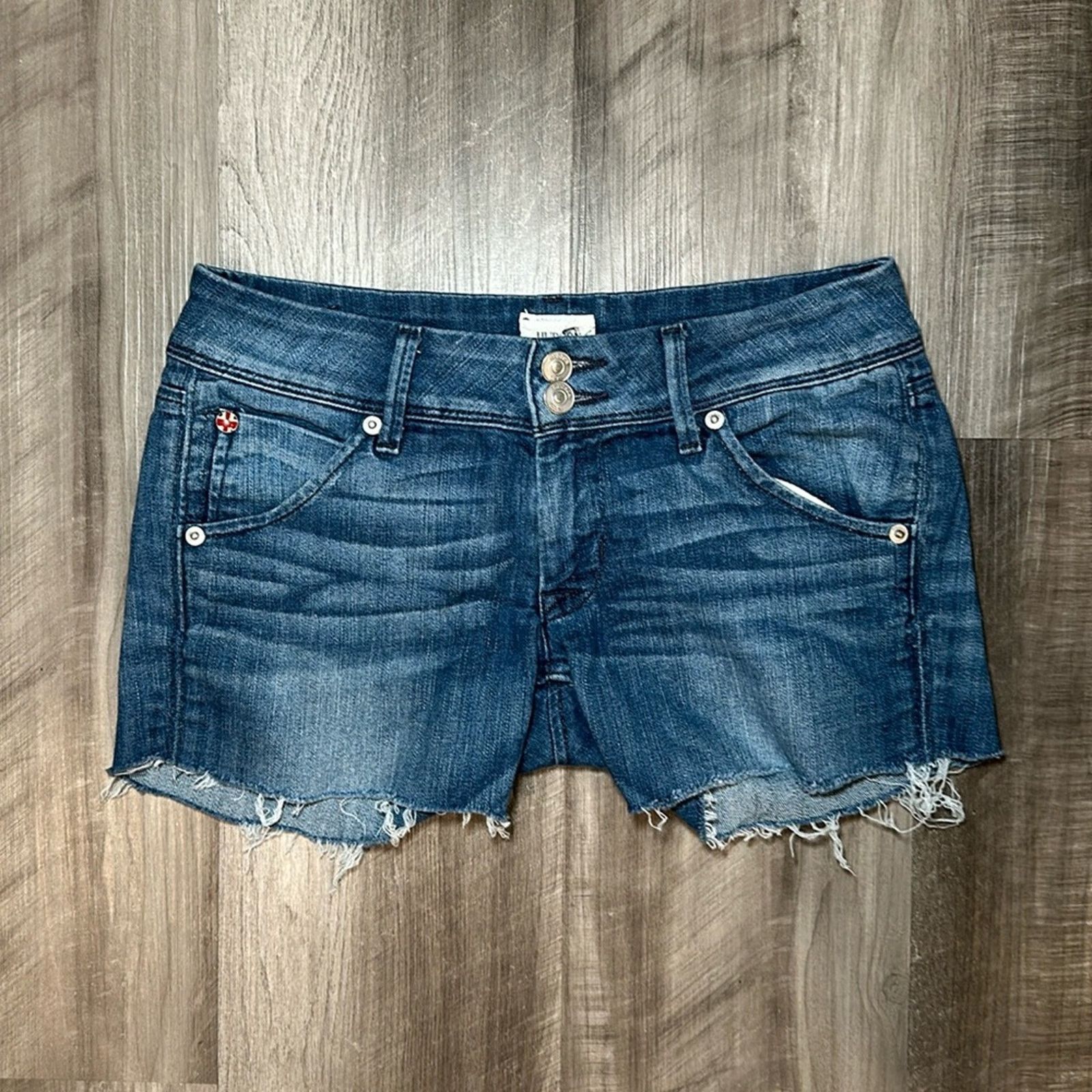 Hudson Hudson Collin Skinny Cut Off Jean Shorts - 24 Size 24" / US 00 / IT 34 - 1 Thumbnail