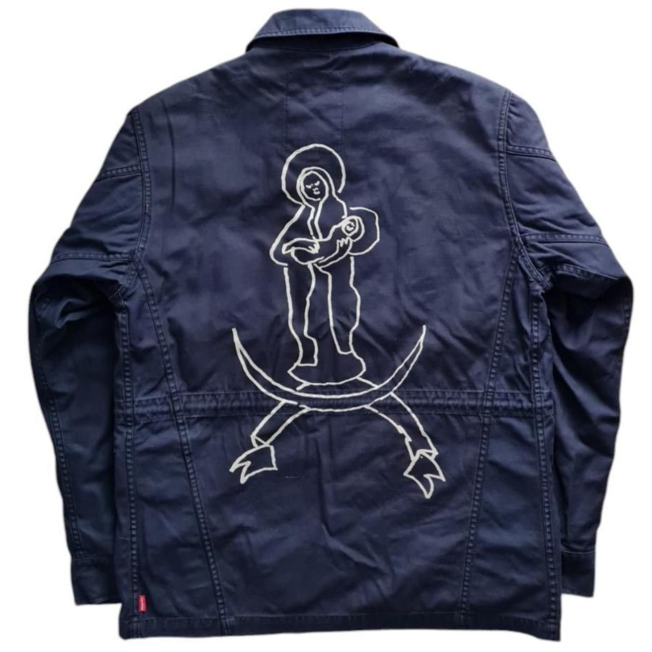 Supreme 2012 Navy Gonz Virgin Mary M65 Jacket Size US M / EU 48-50 / 2 - 1 Thumbnail