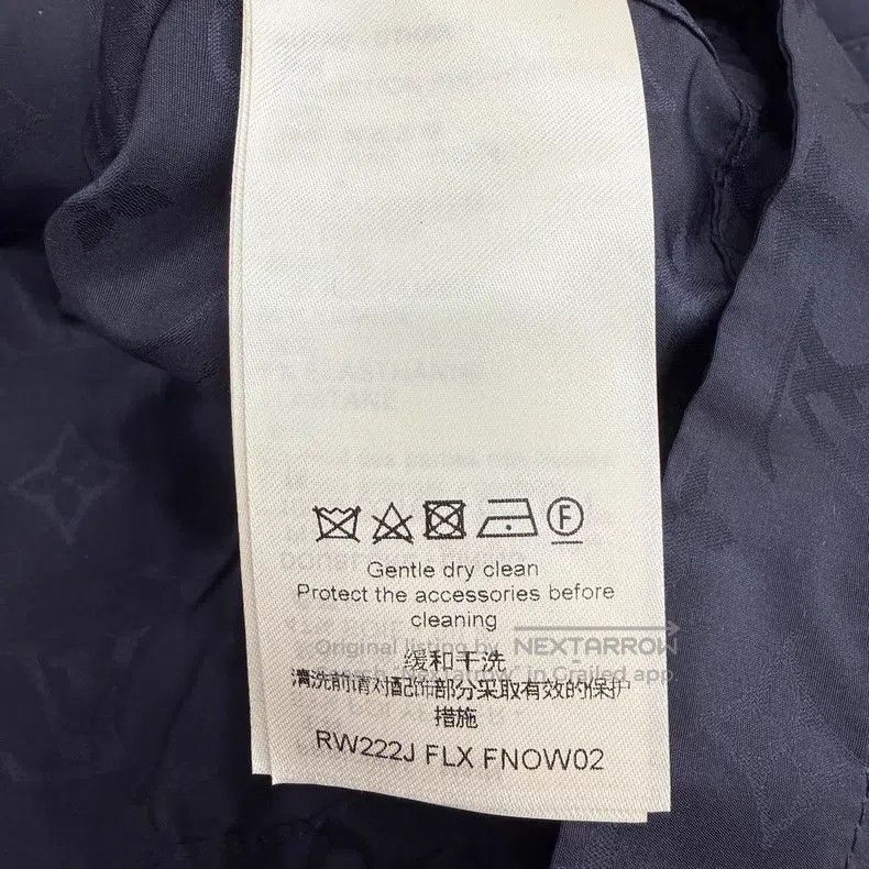 Louis Vuitton Louis Vuitton Navy blue full print waist-shrinking punch j Size XS / US 0-2 / IT 36-38 - 4 Thumbnail