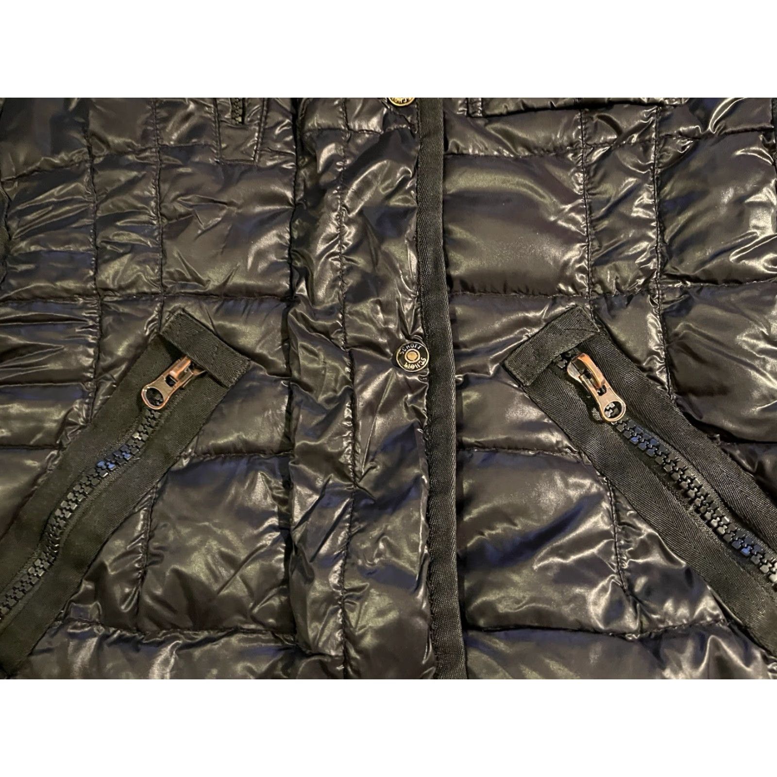 Schott VINTAGE SCHOTT Duck Down Puffer Jacket Women’s L Black Size L / US 10 / IT 46 - 4 Thumbnail