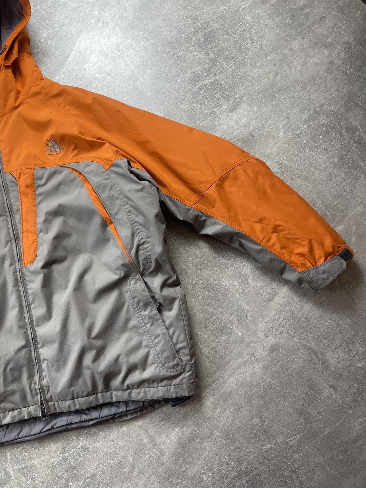 Nike ACG Nike ACG Vintage Thermal Layer Hooded Jacket Orange Gray Size US L / EU 52-54 / 3 - 10 Thumbnail