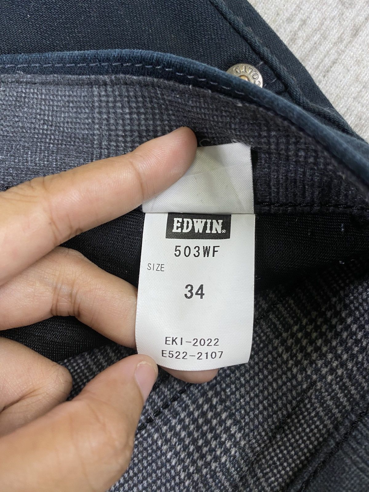 Edwin × Japanese Brand × Vintage Vintage Edwin 503 Japan Wild Fire Denin Pants Size US 35 - 15 Thumbnail