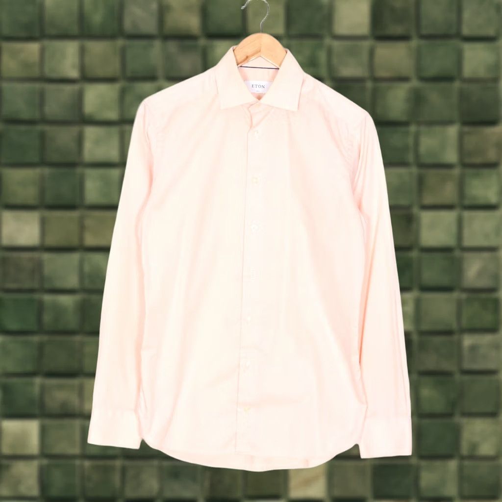 Eton ETON Bronze Slim Fit Formal Shirt Men 38 / 15 Long Sleeve OC Orange Button-Up, Casual, Formal Mens Size US M / EU 48-50 / 2 - 1 Thumbnail