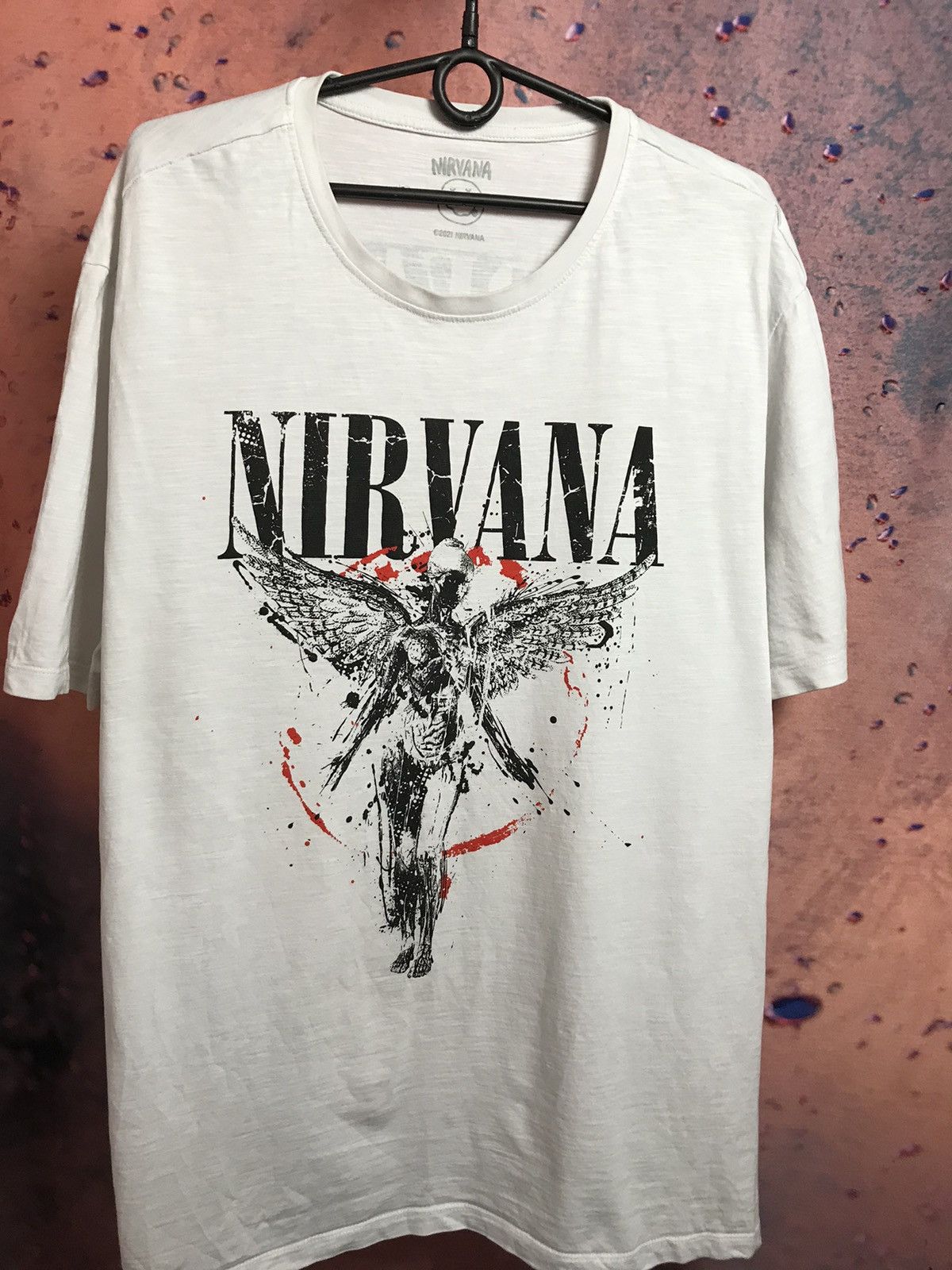 Band Tees × Nirvana × Vintage Vintage Nirvana band rock tee Size US XL / EU 56 / 4 - 2 Thumbnail