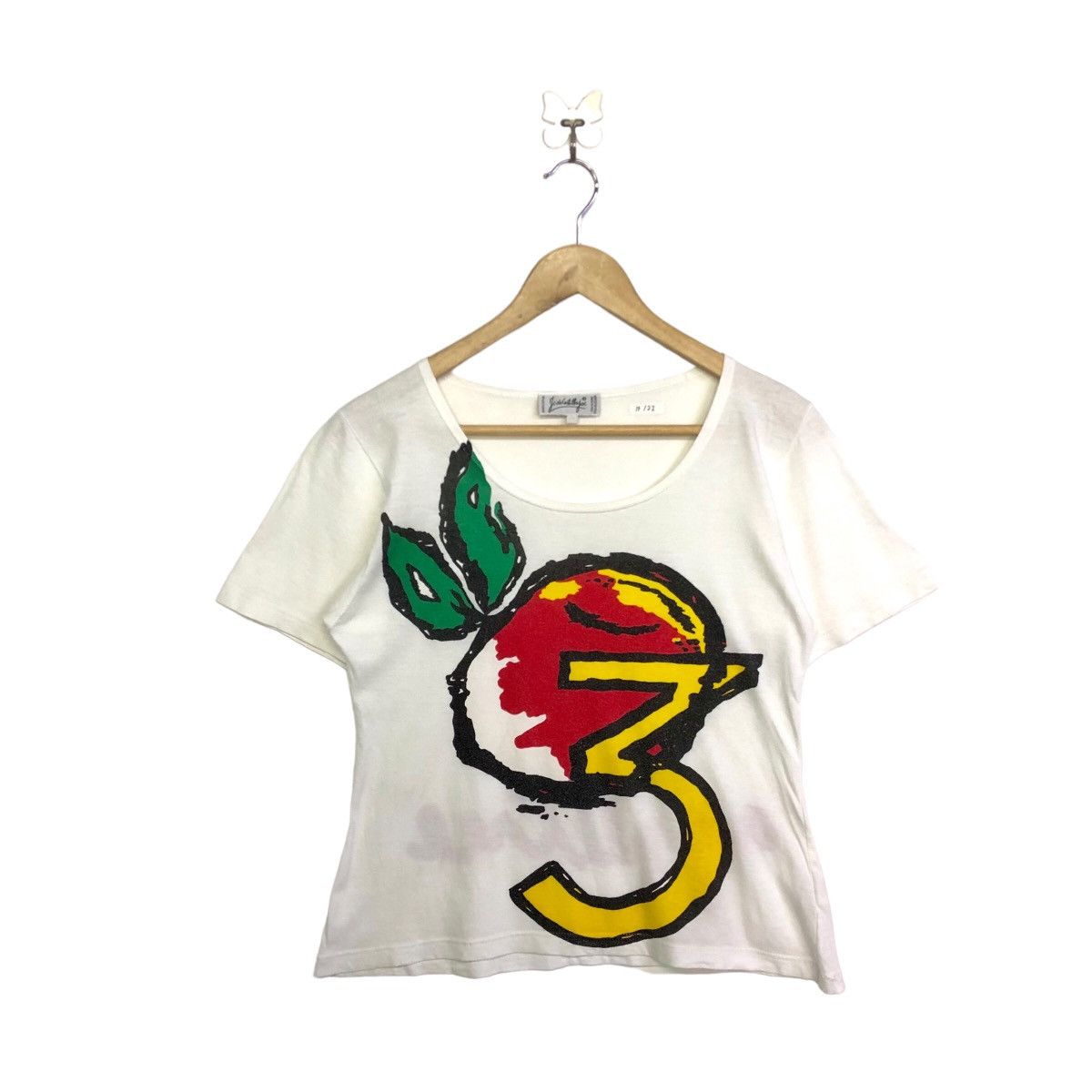 Designer × Jean Charles De Castelbajac Jean Charles Castelbajac Appletree Womens Tshirt Size S / US 4 / IT 40 - 1 Thumbnail