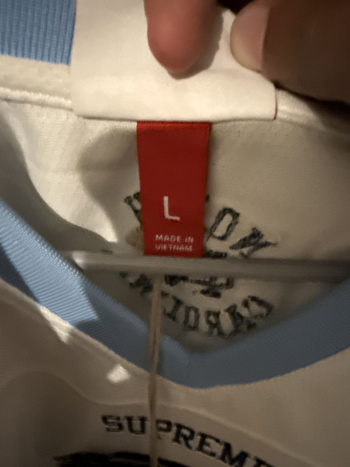 Mitchell & Ness × Supreme Supreme UNC Hocket Jersey Size US L / EU 52-54 / 3 - 5 Thumbnail