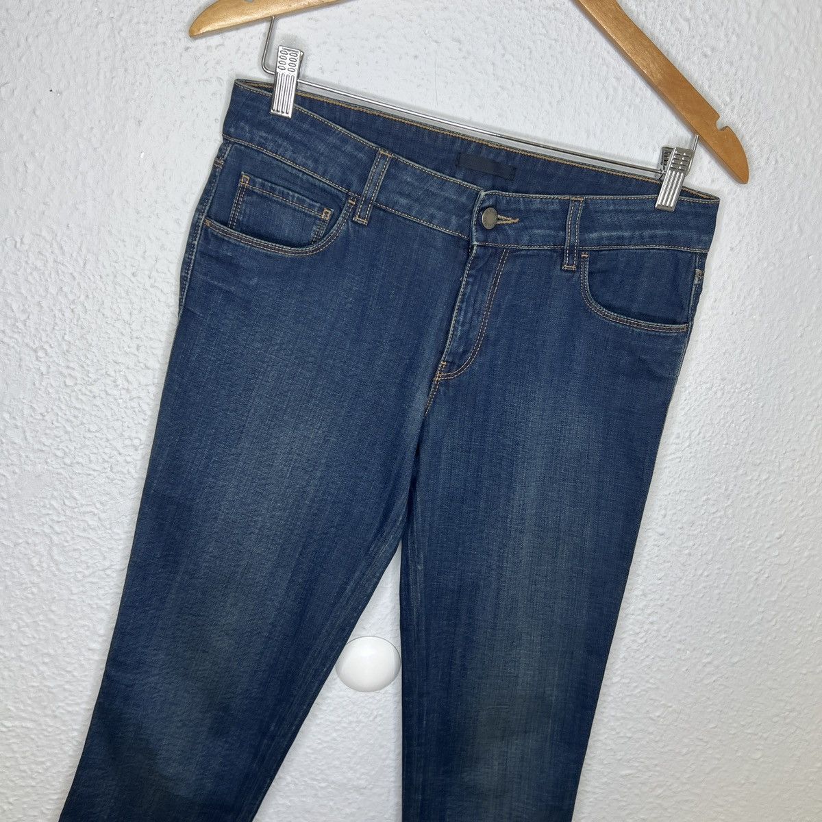 Designer × Prada Prada Milano Skinny Slim Fit Streches Blue Denim Jeans Size 26" / US 2 / IT 38 - 4 Thumbnail