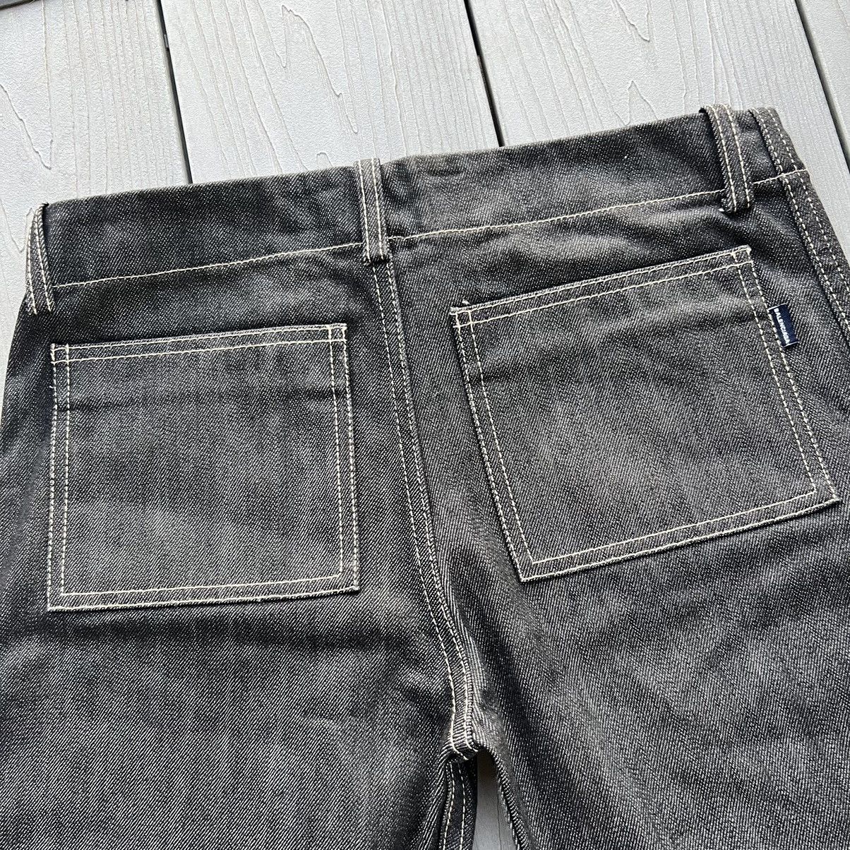 Balenciaga × Japanese Brand BALENCIAGA Denim Black Flared Low Rise Jeans 27 Size 27" / US 4 / IT 40 - 7 Thumbnail