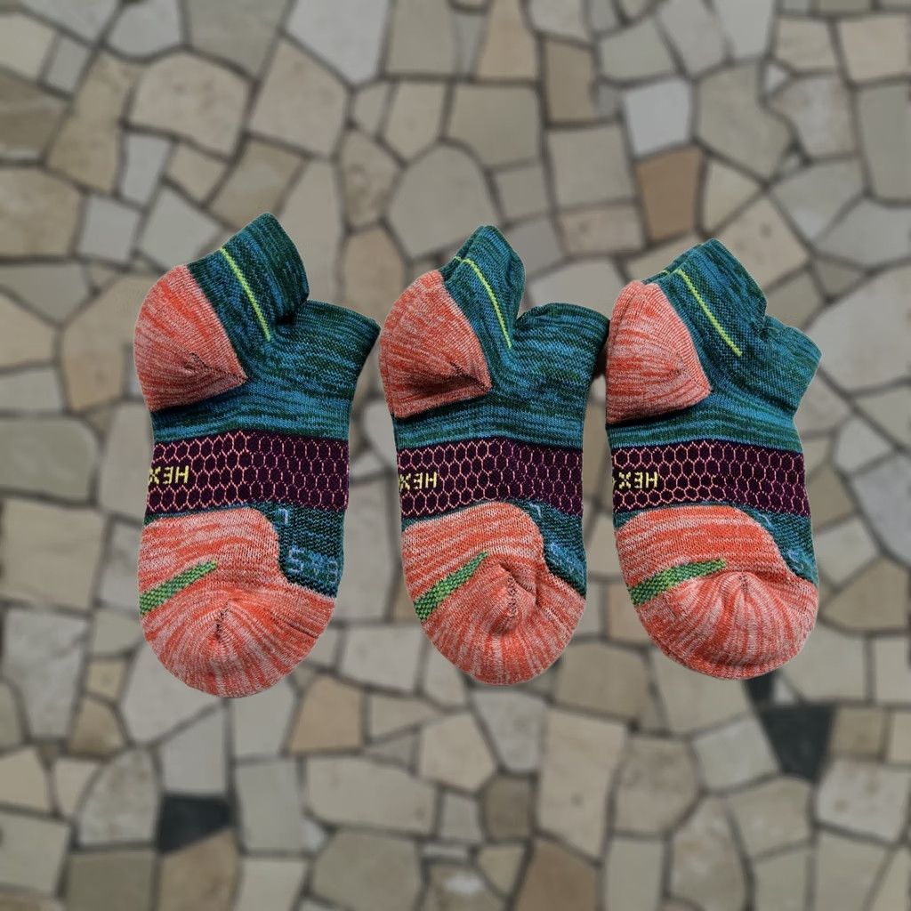 Vintage Bombas Socks Size S Athletic Hex-Tec Ankle Lot Of 3 Pairs Size ONE SIZE - 1 Thumbnail