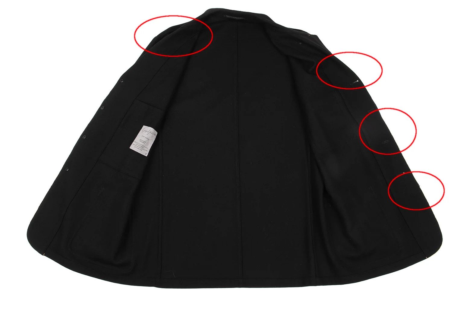 Yohji Yamamoto Yohji Yamamoto Wool Detail Pocket Jacket Size US L / EU 52-54 / 3 - 13 Thumbnail