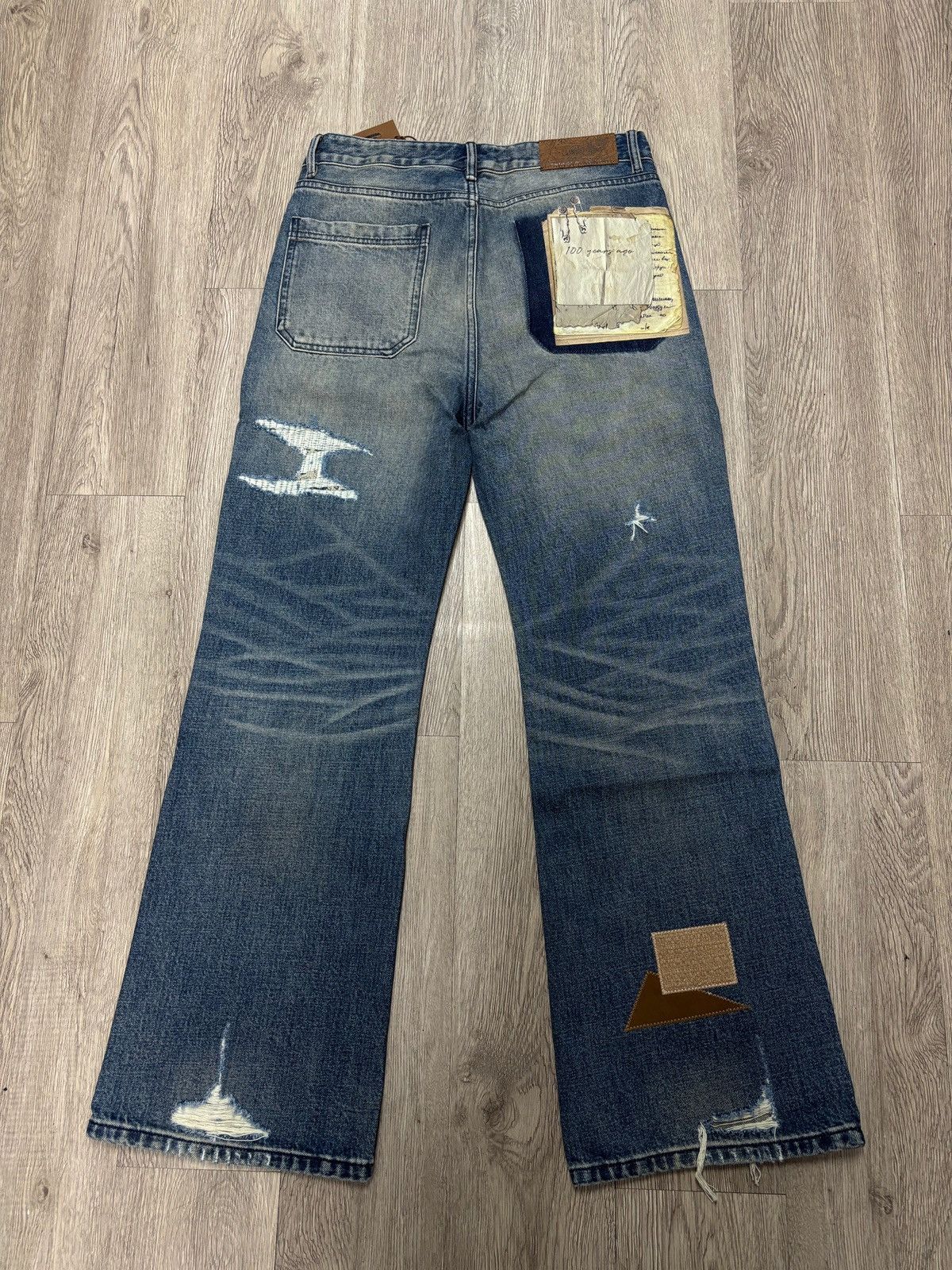 Birth of Royal Child Birth Of Royal Child Patchwork Fade Pants Blue Size US 36 / EU 52 - 2 Thumbnail
