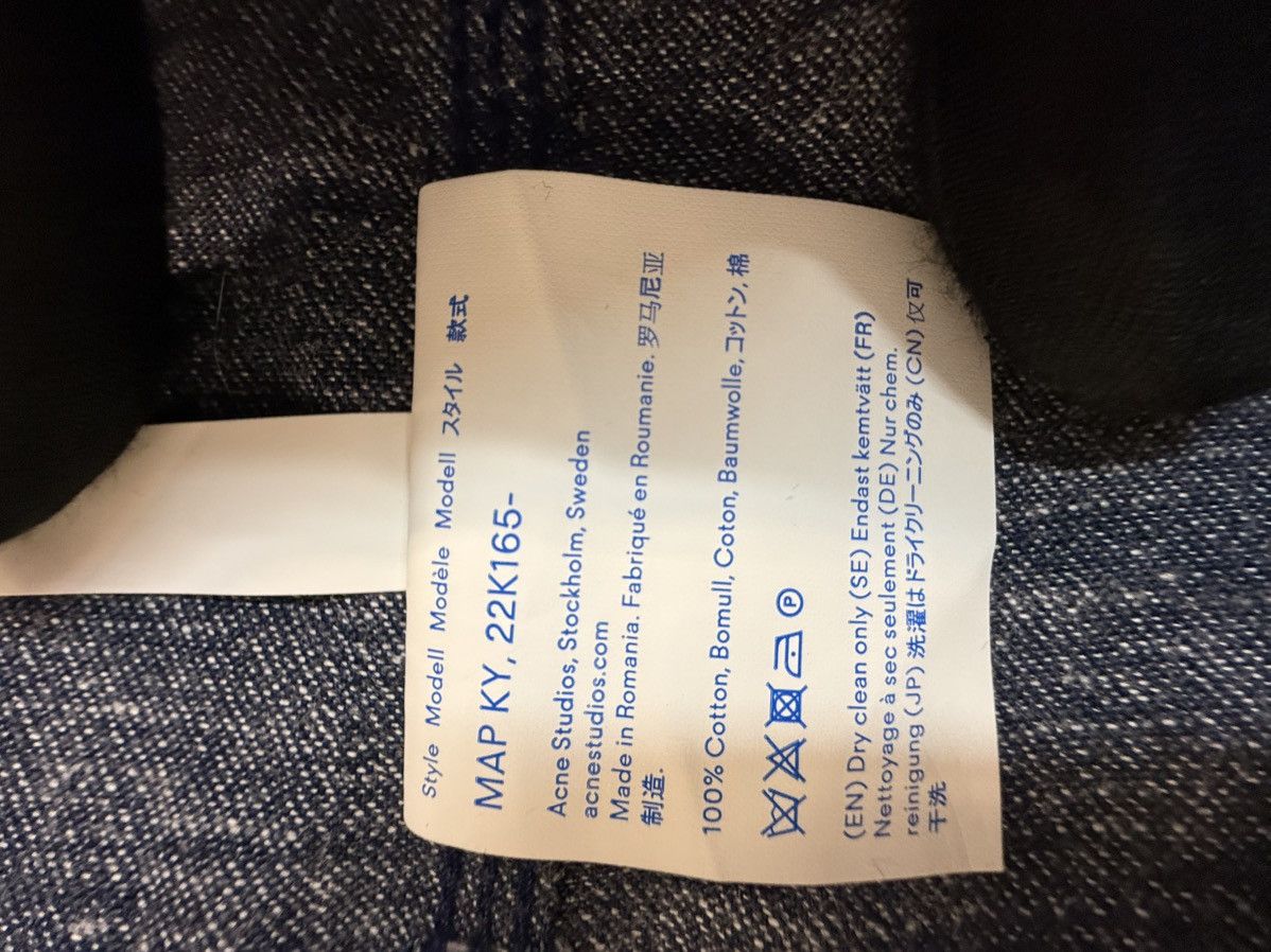Acne Studios Acne Studios Blå Konst Dark Indigo Denim Chore Coat Sz 50 Size US XL / EU 56 / 4 - 20 Thumbnail