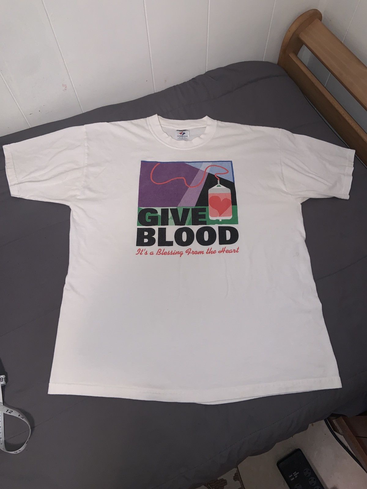 Jerzees Vintage - Carter Blood Care T - Size XL Size US XL / EU 56 / 4 - 1 Thumbnail