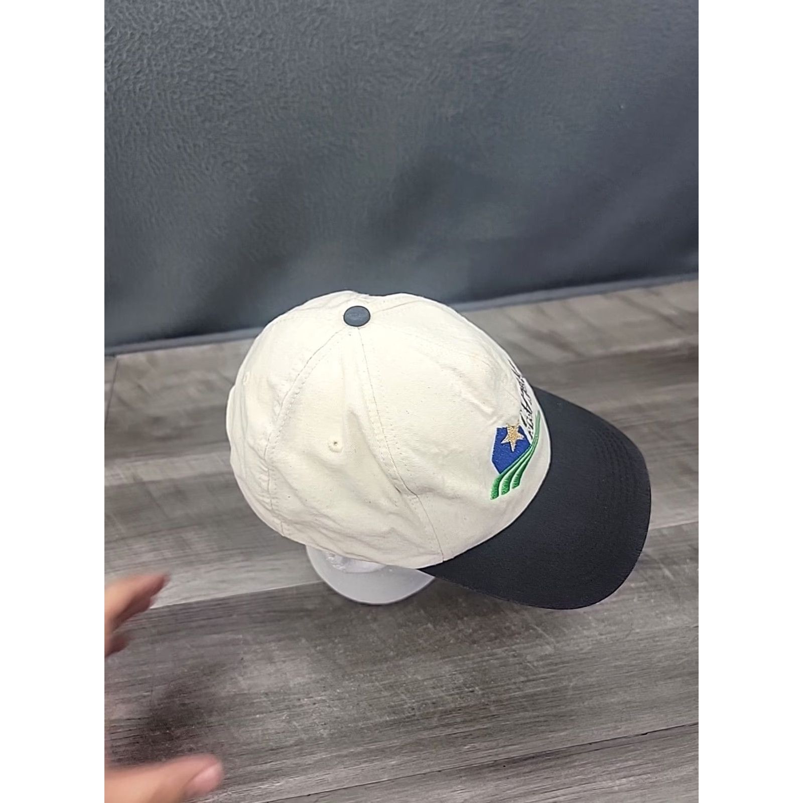 Vintage CAPITAL FARM CREDIT CAP HAT - FARM & RANCH - FEED & SEED - AGRICULTURE USA Baseball Cap Beige Adjustable Men Cap Hat Mens Size ONE SIZE - 6 Thumbnail