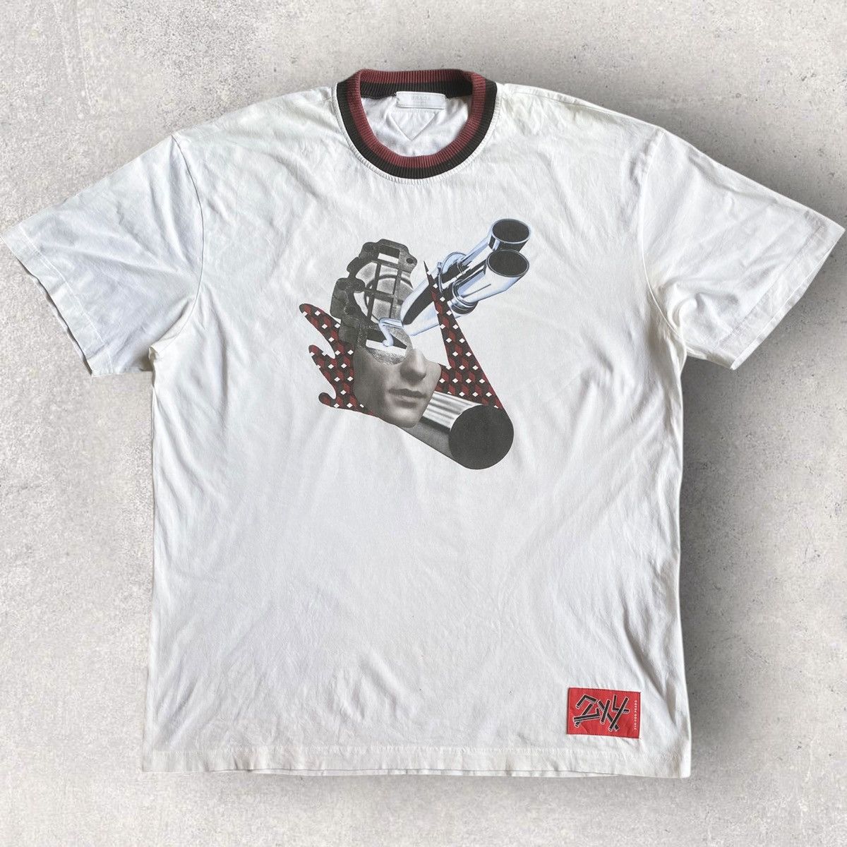 Prada SS17 Collage Print 2 x 4 T Shirt Size US XL / EU 56 / 4 - 2 Thumbnail