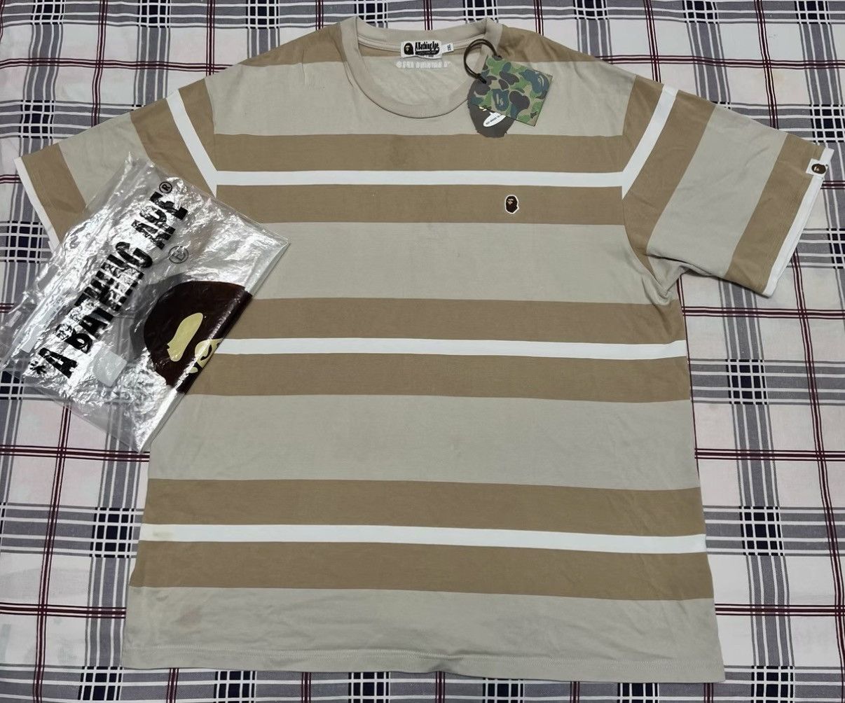 Bape BAPE OG Nigo era classic striped short-sleeve tee Size US XXL / EU 58 / 5 - 1 Thumbnail